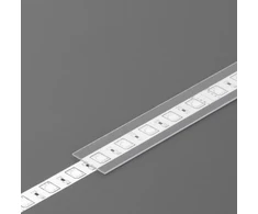 LED juostos profilio dangtelis B, skaidrus, 2m