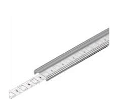 Bikuva.lt LED juostos profilio dangtelis C CLICK, skaidrus, 2m