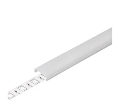 Bikuva.lt LED juostos profilio dangtelis C CLICK, baltas, 2m