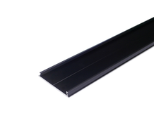 LED juostos profilio dangtelis C10, juodas, 3m