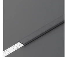 LED juostos profilio dangtelis C2 CLICK MINUS, juodas, 2m