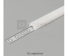 Bikuva.lt LED juostos profilio dangtelis C4 CLICK, baltas, 2m
