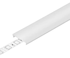 Bikuva.lt LED juostos profilio dangtelis C6 CLICK, baltas, 2m