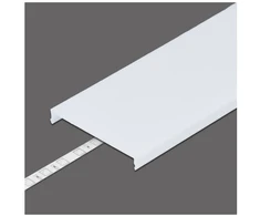 LED juostos profilio dangtelis C8 CLICK, baltas, 2m
