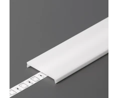 Bikuvalt LED juostos profilio dangtelis C9 IRM CLICK, baltas, 3m