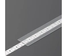 Bikuva.lt LED juostos profilio dangtelis E, skaidrus, 2m