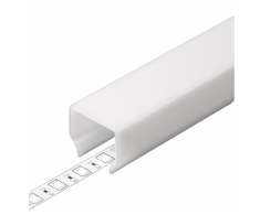 LED juostos profilio dangtelis E7 CLICK, baltas, 2m