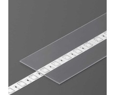LED juostos profilio dangtelis G SLIDE, skaidrus, 2m
