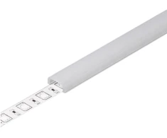 Bikuva.lt LED juostos profilio dangtelis I CLICK, baltas, 2m