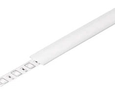 Bikuvalt LED juostos profilio dangtelis J, baltas, 2m
