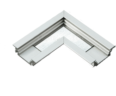 LED juostos profilio GROOVE10 kampinis sujungimas L, anoduotas