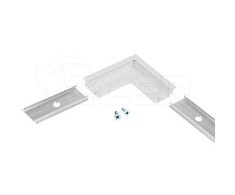 LED juostos profilio GROOVE10 kampinis sujungimas L, baltas