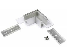 LED juostos profilio LINEA-IN20 kampinė jungtis, anoduota