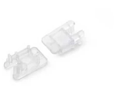 LED juostos profilio MIKRO-LINE12 užbaigimo elementas, skaidrus