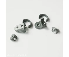 LED juostos profilio PEN8 plokštumos laikikliai (pilki)