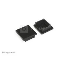 LED juostos profilio SMART16-BC3 užbaigimo elementai, juodi