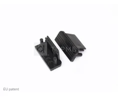 LED juostos profilio SURFACE10 užbaigimo elementas (juodas).