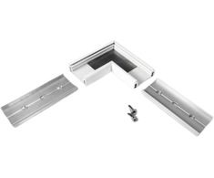 LED juostos profilio SURFACE14 kampinis sujungimas 90 laipsnių, baltas