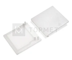 Bikuva.lt LED juostos profilio VARIO30-01-E9 užbaigimo elementas, baltas.