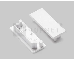 LED juostos profilio VARIO30-01 užbaigimo elementas, baltas.