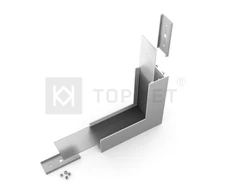LED juostos profilio VARIO30-02 90 laipsnių kampinis sujungimas, anoduotas aliuminis