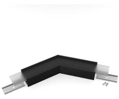 LED juostos profilio VARIO30-02 kampinis sujungimas 135 laipsnių, juodas.