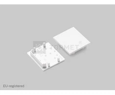 LED juostos profilio VARIO30-02 užbaigimo elementas, baltas.