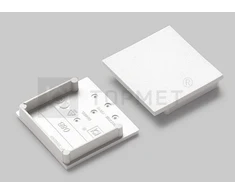 LED juostos profilio VARIO30-08B (VARIO30-08+VARIO30-02) užbaigimai. Komplekte 2 vnt.