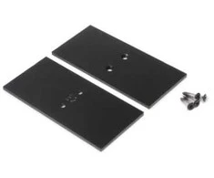 Bikuva.lt LED juostos profilio VARIO30-32 užbaigimo elementai, metaliniai, juodi, komplekte 2 vnt.