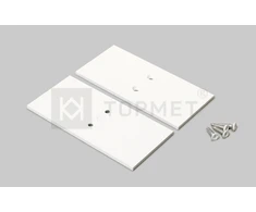 Bikuva.lt LED juostos profilio VARIO30-32 užbaigimo elementas metalinis, baltas, 2vnt.