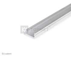 Bikuvalt LED juostos profilis BEGTON12 J/S, neanoduotas aliuminis, 2m