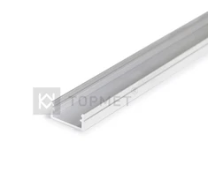 Bikuvalt LED juostos profilis BEGTON12, neanoduotas aliuminis, 3m