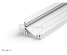 LED juostos profilis CORNER14, neanoduotas aliuminis, 2m