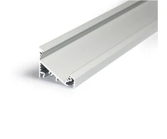 Bikuva.lt LED juostos profilis CORNER27, anoduotas, 2m