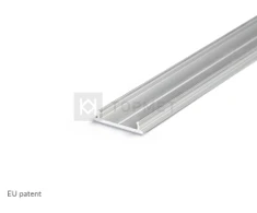 Bikuva.lt LED juostos profilis FIX12, neanoduotas aliuminis, 2m
