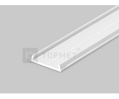 LED juostos profilis FIX16, 20,5mm pločio, baltai dažytas, 2m