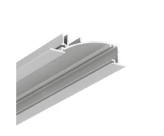 Bikuva.lt LED juostos profilis FLAT8 H/UX, anoduotas aliuminis, 2m