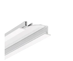 Bikuva.lt LED juostos profilis FLAT8 H/UX, baltas, 2m
