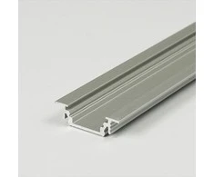 LED juostos profilis GROOVE10 BC/UX, anoduotas aliuminis, 2m
