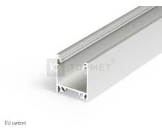 LED juostos profilis LINEA20 EF/TY, anoduotas aliuminis, 2m
