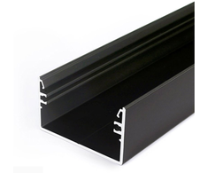 LED juostos profilis LOWI, juodai anoduotas, 3m