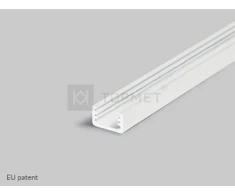 Bikuvalt LED juostos profilis SLIM8 AC2/Z, baltas, 2m