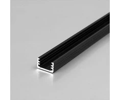 Bikuva.lt LED juostos profilis SLIM8 AC2/Z, juodas, 2m