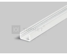 Bikuva.lt LED juostos profilis SLIM8, baltai dažytas, 3m