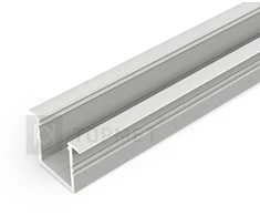 Bikuva.lt LED juostos profilis SMART-IN16 BC3/U4, anoduotas aliuminis, 2m