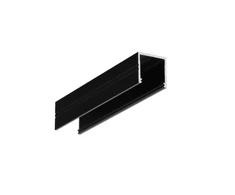 Bikuvalt LED juostos profilis SMART16 BC3/U4, juodas, 2m
