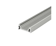 Bikuva.lt LED juostos profilis SURFACE10 BC/UX, anoduotas aliuminis, 2m