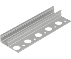 LED juostos profilis UNI-TILE12 PLUS, 180 laipsnių kampo, anoduotas aliuminis, 2m