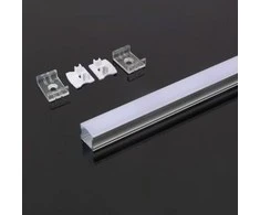 LED juostos profilis V-TAC, aliuminis, 2000x17.2x15.5mm, baltos spalvos.