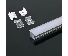 LED juostos profilis V-TAC, aliuminis, 2000x23x15.5mm, baltos spalvos.